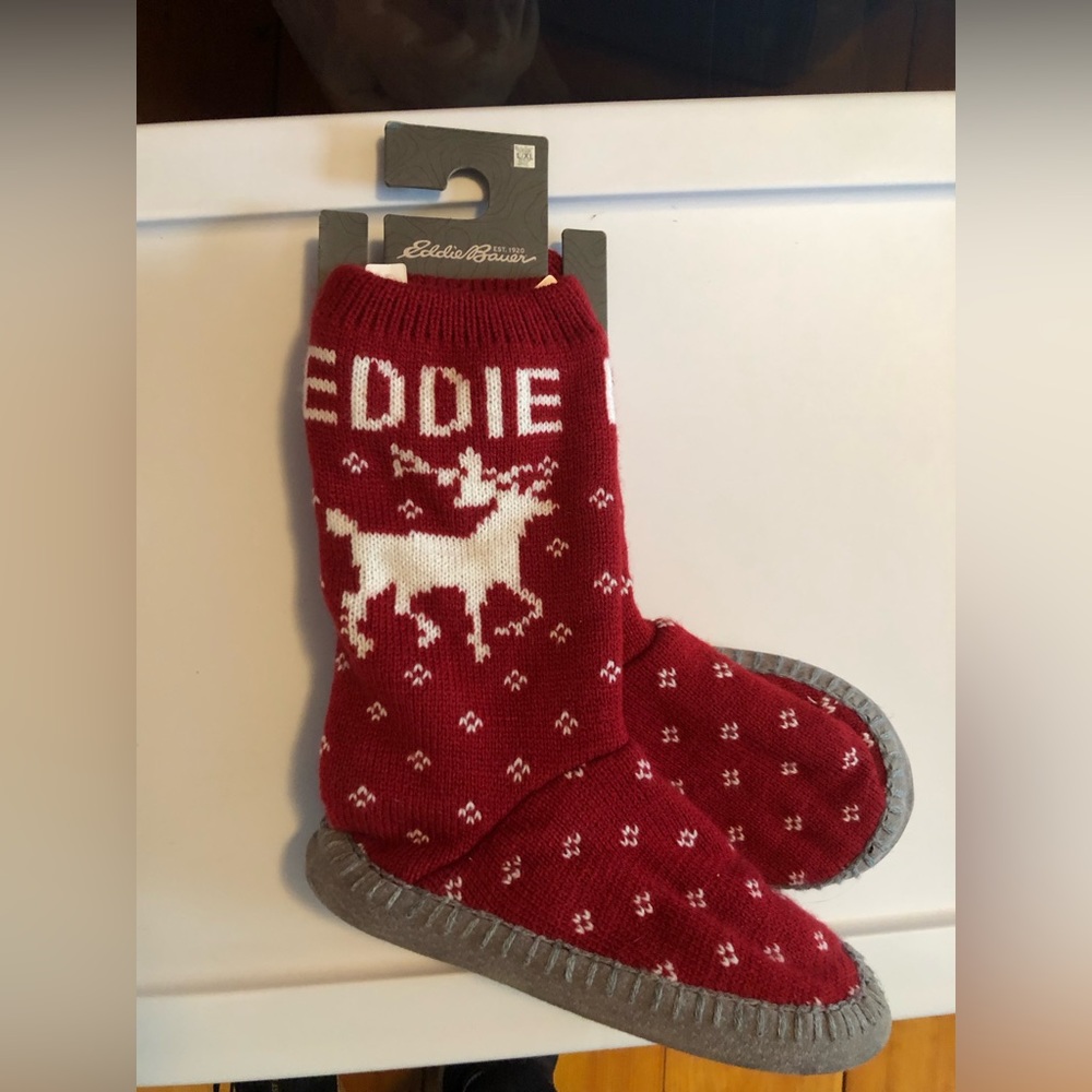EDDIE BAUER Slope side Lounge Cabin Lodge Boot, L/XL